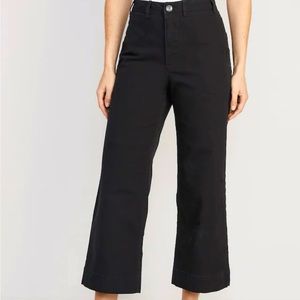 OLD NAVY - High-Waisted Wide-Leg Cropped Chino Pants for Women